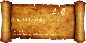 Lay Grizelda névjegykártya
